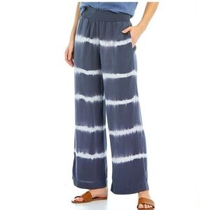 Anthropologie Cloth & Stone Palazzo tie-dye pants L
